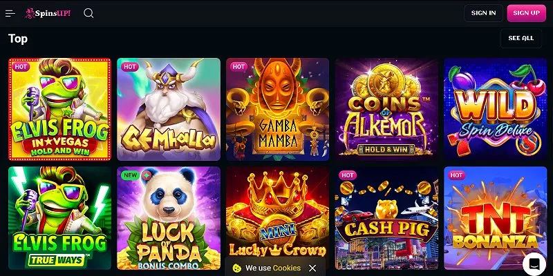 SpinsUp Casino AU