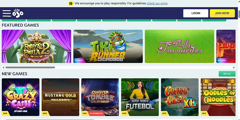 PlayOJO Casino CA