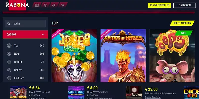 Rabona Casino CH