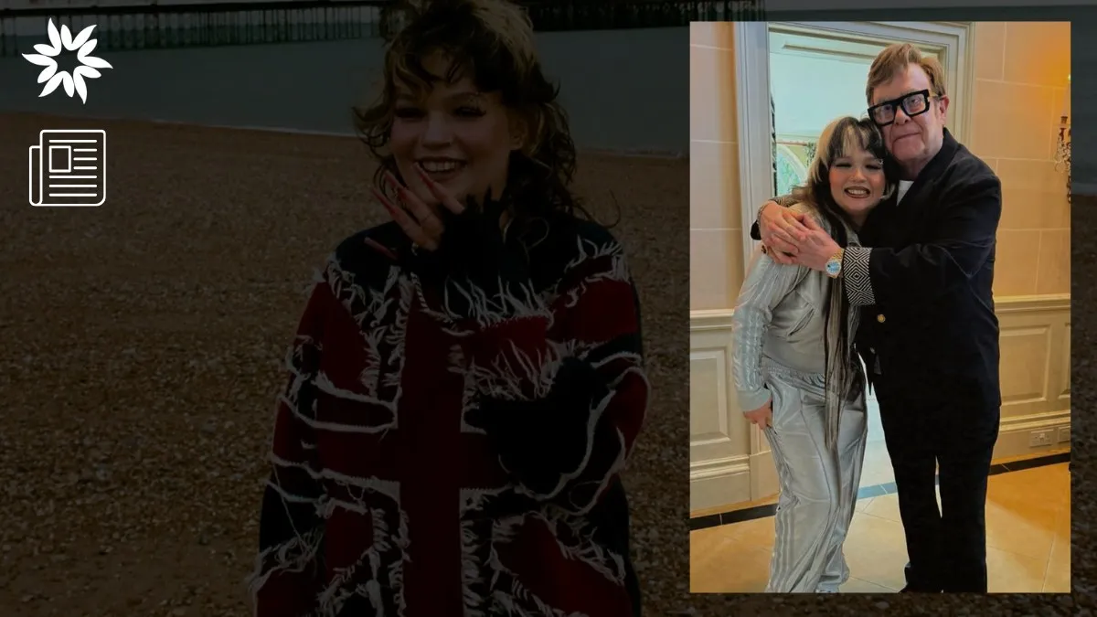 Elton John Gives Lola Young His House Keys After Losing a Bet